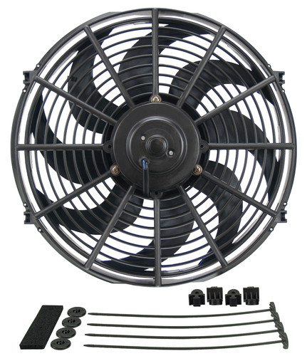 Derale 18914 - 14" Dyno-Cool Curved Blade Electric Fan