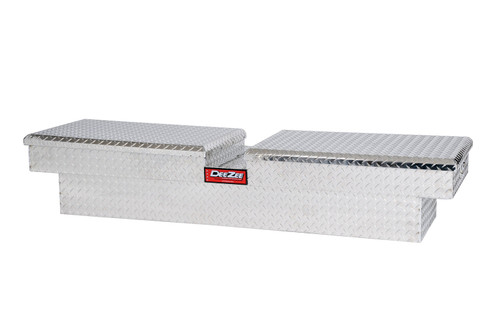 DEE ZEE DZ8363 - Deezee Universal Tool Box - Red Crossover - Double BT Alum Mid Size