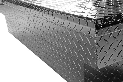 DEE ZEE DZ8163B - Deezee Universal Tool Box - Red Crossover - Single Lid Black BT Mid Size