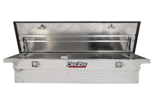 DEE ZEE DZ8170L - Deezee Universal Tool Box - Red Crossover - Single Lid BT Alum