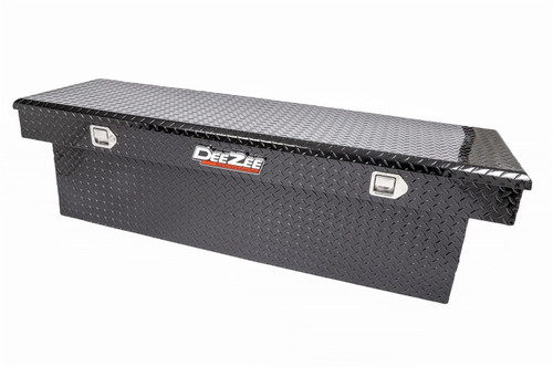 DEE ZEE DZ8170DB - Deezee Universal Tool Box - Red Crossover - Single Lid Black BT (Deep Black)