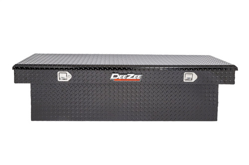DEE ZEE DZ8170DB - Deezee Universal Tool Box - Red Crossover - Single Lid Black BT (Deep Black)