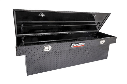 DEE ZEE DZ8170DB - Deezee Universal Tool Box - Red Crossover - Single Lid Black BT (Deep Black)