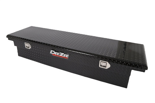 DEE ZEE DZ8170LB - Deezee Universal Tool Box - Red Crossover - Single Lid Black BT (Low)