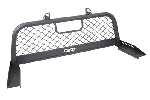 DEE ZEE DZ95058RTB - Deezee 13-23 Dodge/Ram Ram Cargo Management Cab Rack - Txt Blk Mesh