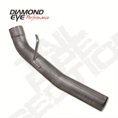 Diamond Eye 125041 - Exhaust Pipe 4 Inch 08-10 Ford F250/F350 Superduty 6.4L Second Sections Pass Performance Series Exhaust Tail Pipe