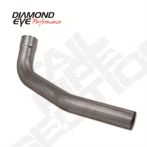 Diamond Eye 122027 - Exhaust Pipe 4 Inch 94-07 F250/F350 Superduty -6.0L Second Section Single Pass Performance Series Exhaust Tail Pipe