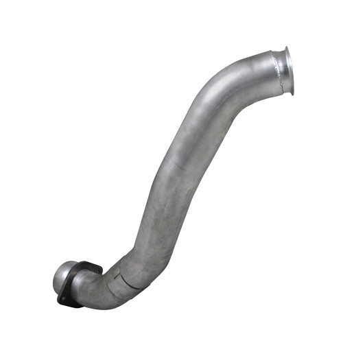 Diamond Eye 125102 - Exhaust Downpipe 4 Inch Inlet/Outlet No Sensor Bung Aluminized 08-10 F250/F350 Race Use Only