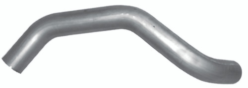 Diamond Eye 332007 - Exhaust Pipe 4 Inch 01-Early 07 Silverado/Sierra 2500/3500 Diesel First Section Driver Side Steel Exhaust Tail Pipe