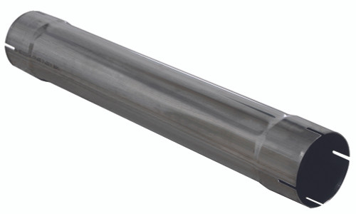 Diamond Eye 510210 - Muffler Delete Pipe Replacement 30 Inch 4 Inch Inlet/Outlet Stainless Performance Muffler Replacement