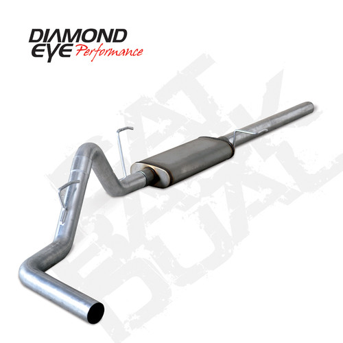 Diamond Eye K3320S - Cat Back Exhaust System For 04-08 Ford 150 5.4L 3 Inch Cat Back Single SinglePassExit Stainless
