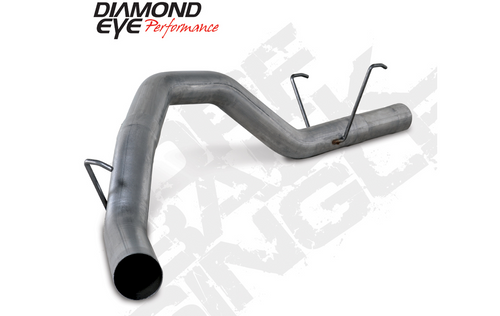 Diamond Eye K4257S - DPF Back Exhaust For 2014 RAM 2500 6.7L Cummins Mega Cab Short Box 4 Inch DPF Back Single Stainless