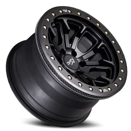 Dirty Life 9303-7965MB12 - Race Wheels DT-1 9303 Satin Black 17X9 5-114.3 -12Mm 72.6Mm