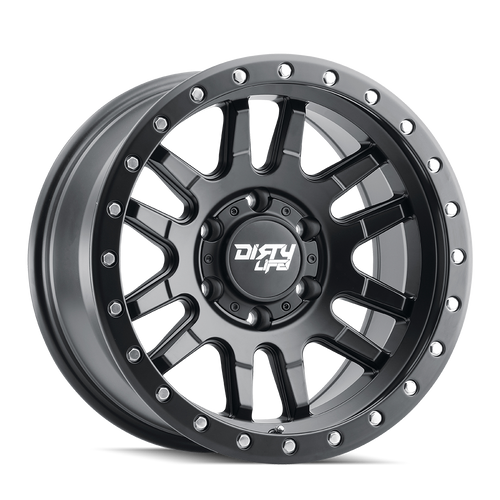 Dirty Life 9309-7983MB0 - Race Wheels Canyon Pro 9309 Satin Black 17X9 6-139.7 0Mm 106Mm