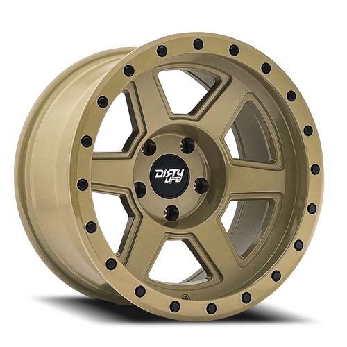 Dirty Life 9315-7936DS12 - Race Wheels Compound 9315 Desert Sand 17X9 6-135 -12Mm 87.1Mm