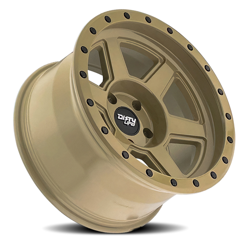 Dirty Life 9315-7936DS12 - Race Wheels Compound 9315 Desert Sand 17X9 6-135 -12Mm 87.1Mm