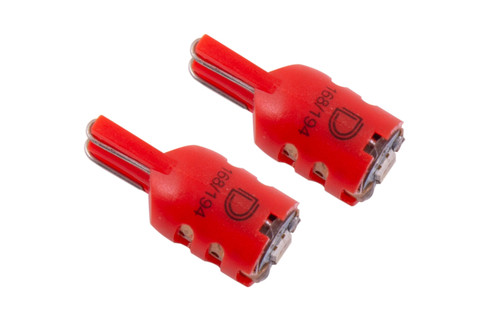 Diode Dynamics DD0337P - 194 LED Bulb HP5 LED Red Short Pair