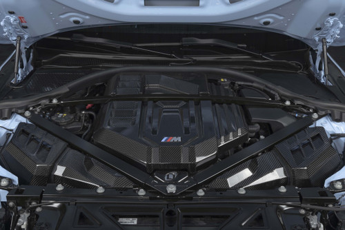 Dinan D590-0005 - Gloss Carbon Fiber Engine Cover - 2021-2025 BMW M2/M3/M4