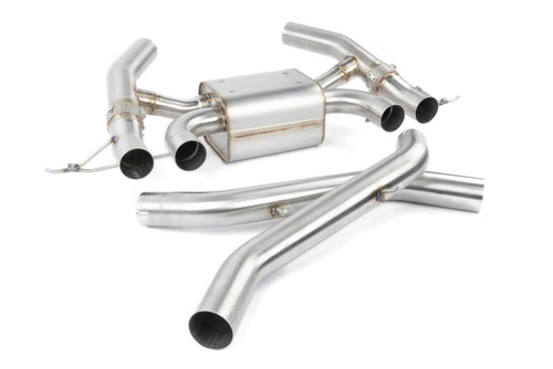 Dinan D660-0100-BLK - Valved Axle-Back Exhaust - 2023-2025 BMW M2