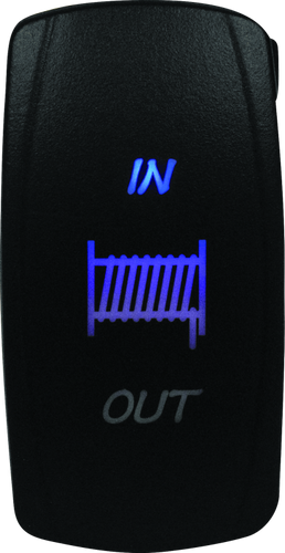 DragonFire Racing 521373 - Lighted Switch Winch In/Out Blue