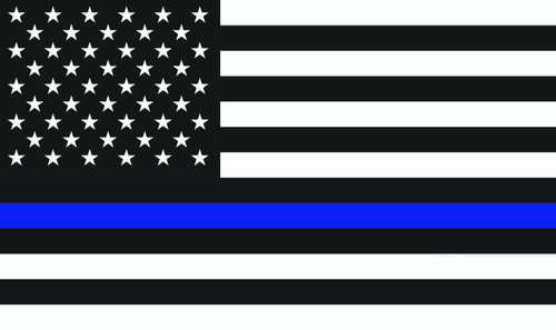 DragonFire Racing 522131 - Whip Flag - Back the Blue