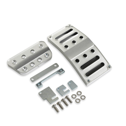 Drake Muscle 5R3Z-2457-9735A - Cars Billet Aluminum Pedal Covers Automatic Transmission
