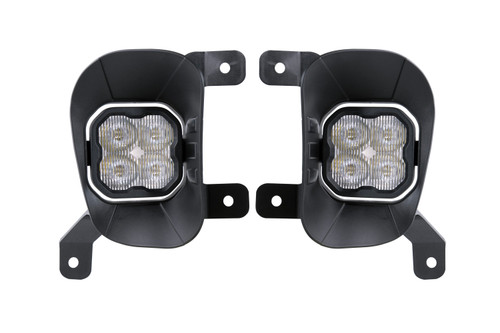 Diode Dynamics DD6672-SS3FOG-2603 - SS3 LED Fog Light Kit for 13-18 Ram 1500 White SAE Fog Sport