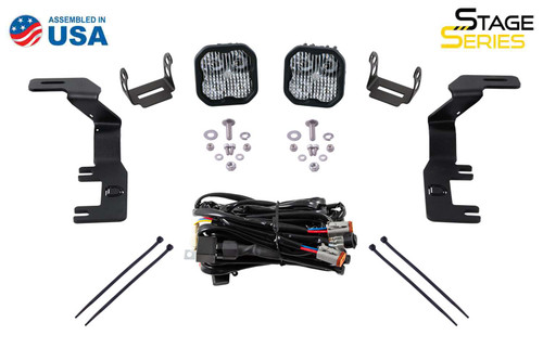 Diode Dynamics DD6646-SSDTCH-1106 - SS3 LED Ditch Light Kit for 2015-2021 GMC Canyon, Sport White Combo