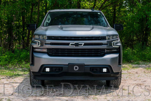 Diode Dynamics DD7127-SS3FOG-0681 - SS3 LED Fog Light Kit for 2019-2021 Chevrolet Silverado 1500 White SAE Fog Max w/ Backlight
