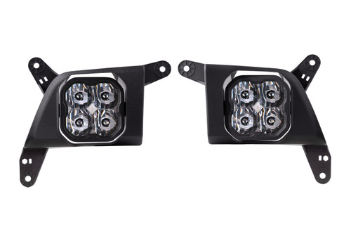 Diode Dynamics DD7120-SS3FOG-0682 - SS3 LED Fog Light Kit for 2020-2021 Chevrolet Silverado HD 2500/3500 White SAE Fog Sport w/ Backlight