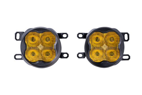 Diode Dynamics DD7201-SS3FOG-3075 - SS3 LED Fog Light Kit for 2012-2014 Toyota Prius, Yellow SAE Fog Pro with Backlight