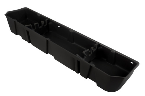 DU-HA 20110 - DÜHA Under Seat Storage fits 2015-2025 Ford F150 SuperCrew & 2017-2025 Ford F250 F350 F450 F550 Super Duty Crew Cab - Heavy-Duty Back Seat Organizer - Black