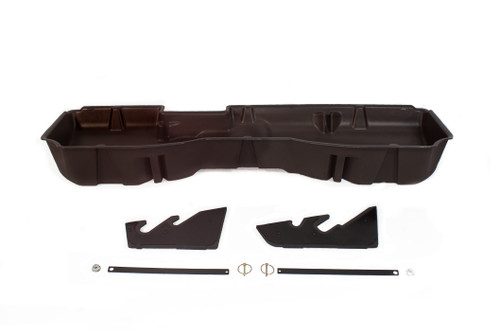 DU-HA 10303 - DÜHA Under Seat Storage fits 14-18 Chevy Silverado/GMC Sierra Light Duty Crew Cab & 15-19 Heavy Duty Crew Cab - Heavy-Duty Back Seat Organizer - Brown