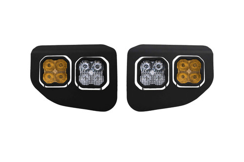 Diode Dynamics DD7576 - SS3 LED Fog Pocket Kit for 2020-2022 Ford Super Duty, White Sport
