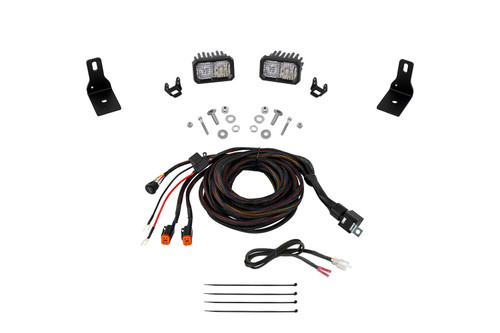 Diode Dynamics DD7758 - Stage Series Ditch Light Kit for 2022+ Ford Maverick, C2 Sport White Combo