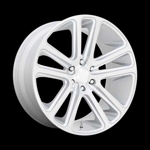Dub S257229584+25 - S257 Flex 22X9.5 Gloss Silver Brushed Face
