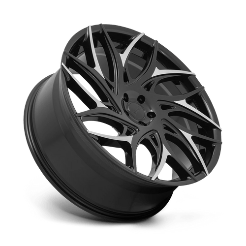 Dub S259240090+15 - S259 G.O.A.T. 24X10 Gloss Black With Machined Spokes