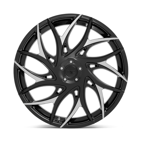 Dub S259240073+10 - S259 G.O.A.T. 24X10 Gloss Black With Machined Spokes