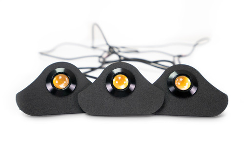 DV8 Offroad GRJL-02 - 2018+ Jeep JL Grill Amber Marker Lights