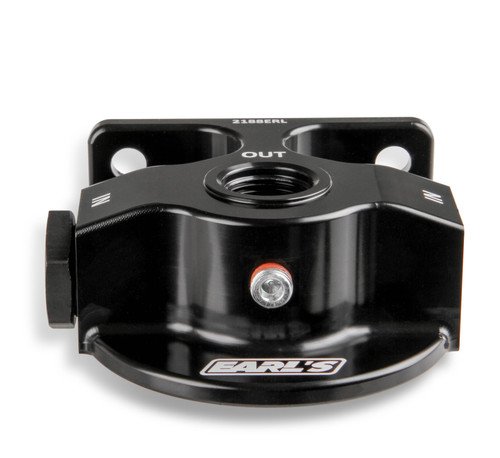 Earl's Performance 2188ERL - Billet Remote Oil Filter Mount Kit