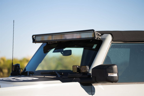 DV8 Offroad LBBR-01 - Bronco 52 Inch Straight LED Light Bar Mount For 21-22 Ford Bronco