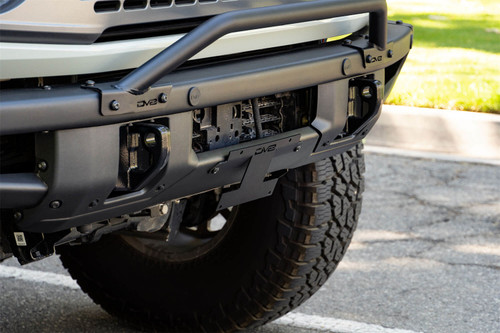DV8 Offroad LPBR-01 - Factory Front Bumper License Relocation Bracket 21-22 Ford Bronco