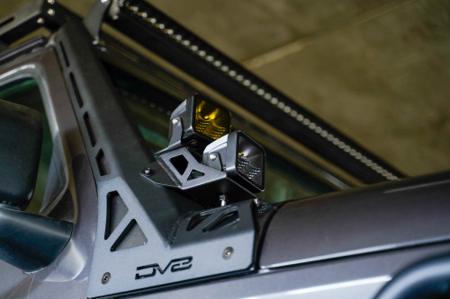 DV8 Offroad LBJL-11 - 2018+ Jeep Wrangler JLO A Pillar Dual Light Pod Mounts