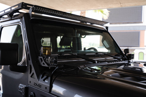 DV8 Offroad LBJL-11 - 2018+ Jeep Wrangler JLO A Pillar Dual Light Pod Mounts