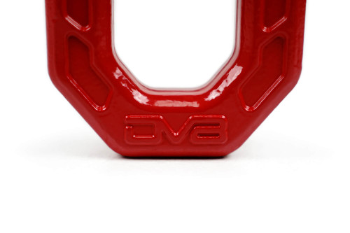 DV8 Offroad UNSK-01RD - Elite Series D-Ring Shackles - Pair (Red)