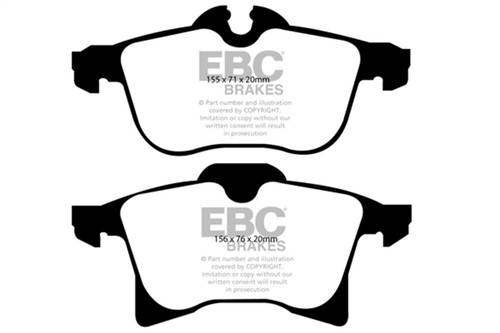 EBC DP21520 - 08-09 Saturn Astra 1.8 Greenstuff Front Brake Pads