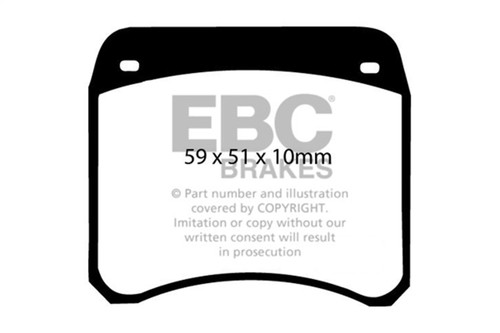 EBC DP2128 - 63-69 Rover Mini Cooper Greenstuff Front Brake Pads
