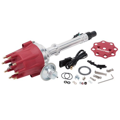 Edelbrock 22750 - Max-Fire Distributor Chevy 262-502 V8 w/ Fixed Collar (excl Tall Deck Blocks and 348/409)