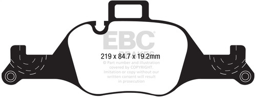 EBC DP32289C - 2017+ BMW 530 G30 Redstuff Front Brake Pads