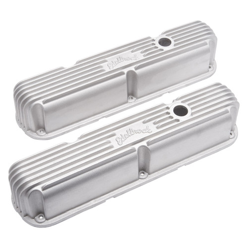 Edelbrock 41769 - Valve Cover Classic Series Chrysler La 318-340-360 CI V8 Satin